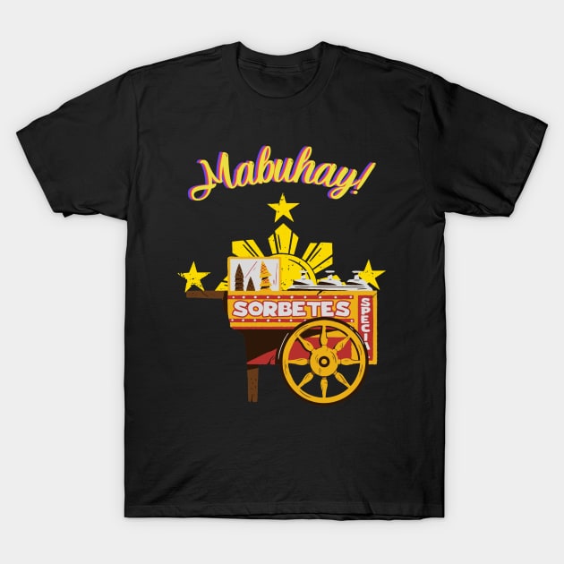 filipino sorbetes mabuhay T-Shirt by Moonwing